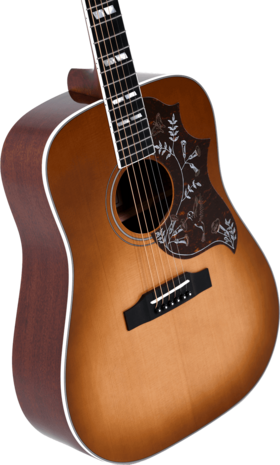 Sigma DM-SG5+ Hummingbird Cherry Sunburst, electro-akoestisch, nu met gevoerde hoes