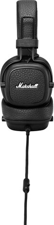Marshall Major 3 on-ear hoofdtelefoon, zwart met geïntegreerde microfoon