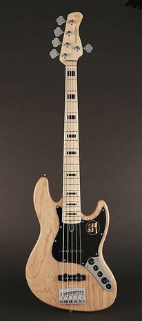 Sire Marcus Miller V7+ Vintage Swamp Ash 5-snarige basgitaar, Naturel, 2nd Gen