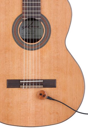 KNA UP-2 piezo pickup met volumeregeling, voor gitaar, ukulele, enz