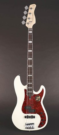 Sire Marcus Miller P7+ Alder 4-snarige basgitaar, Antique White, 2nd Gen