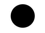 Hayman-zwarte-stip-sticker-met-klevende-achterkant-13.5-cm--voor-op-drumvel-dot
