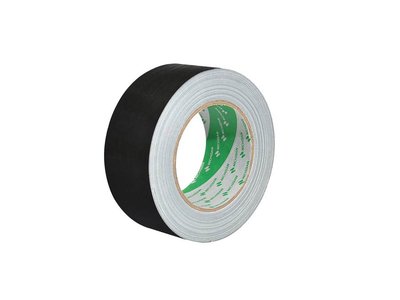 Nichiban Professional gaffa /gaffer tape, zwart, 50 mm, 25 meter