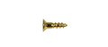 Schroeven-24x10mm-4-stuks-flat-countersunk-for-HumBucker-pu-ring-short-gold