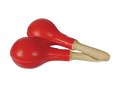Maracas-Sambaballen-kunststof-large-model-26-cm-pair-red