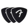 Fender-celluloid-picks-F-grip-346-shape-black-3-pack