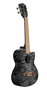 LANIKAI-Concert-ukelele-Quilted-Maple-Serie-Black-Stain-Voorversterker-Tas