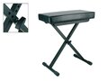 Keyboard-bank-kruk-X-model-zwart-leather-look-zitting-(51x25-cm)