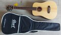 Cort-Folkgitaar-Earth-Mini-Traveller-Open-Pore-met-gigbag-kleiner-model-(3-4)