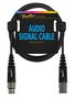 Audio-signal-cable-XLR-f-XLR-m-75-cm