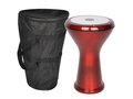 Vatan-gegoten-aluminium-goblet-drum-Darbuka-rood-gelakt-met-zwarte-draagtas