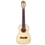 Leho-concert-ukelele-Spruce-Top-Spalted-Maple-Archback-met-hoes